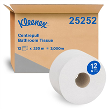 Kleenex Toilet Tissue Centre Pull 2PLY 250M 12CTN 25252