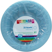 LIGHT BLUE BOWL ROUND 20PK ALP
