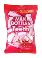 LOLLILAND MILK BOTTLE  TEETH 180G 