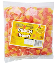 LOLLILAND PEACH HEARTS 1KG