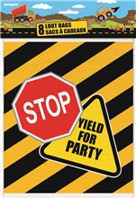 LOOT BAGS CONSTRUCTION 8PK UNQ 52153