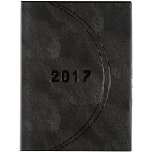 LUXE EXECUTIVE BOOK PLANNER PVC MONTH TO VIEW A4 BLACK