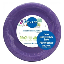 Lavender Round Dinner Plate 20PK 