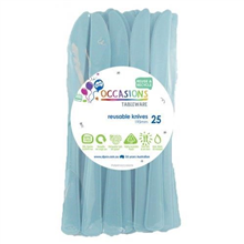 Light Blue Knife 25 Pack