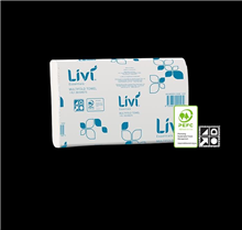 Livi Hand Towel Essentials Multifold Hand Towel 1PLY 200SH 1402