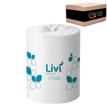 Livi Roll Towel Essentials Perforated 2PLY 240SH 12CTN 1400