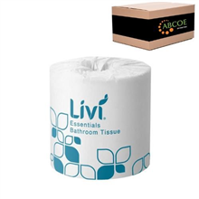 Livi Toilet Tissue Essentials 2PLY 400SH 48CTN 1001
