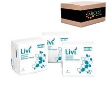 Livi Toilet Tissue Essentials Interleaved 2PLY 250SH 36CTN 1006