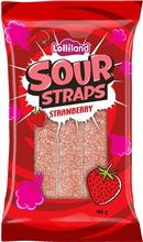 Lolliland Sour Straps Strawberry 160G