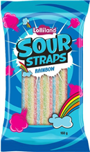 Lollinauts Sour Straps Rainbow 160G
