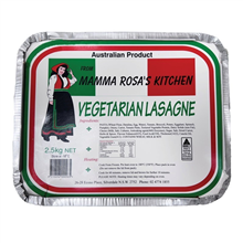 MAMMA ROSA LASAGNE VEGETARIAN 25KG 