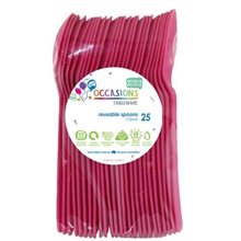 Magenta Spoon 25 Pack
