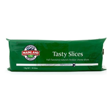 Mainland Tasty Cheese Slices 15Kg 90PK