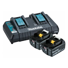 Makita Charger Dual Port With 2 x 50AH Batteries