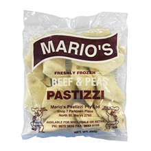 Marios Pastizzi Beef  Peas 500g
