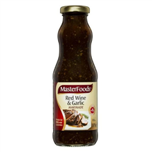 MasterFoods Red Wine  Garlic Marinade 375g
