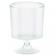 Mini Catering Pedestal Cups Clear 147ml 10Pk
