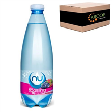 NU Lightly Sparkling Water Mixed Berry 500ML 12CTN 