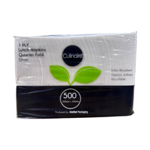 Napkin Lunch 1 Ply 500 Pack