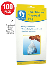 Nappy Bags Scented 100PK