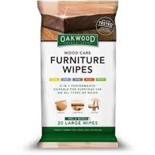 Oakwood Wood Care Furnitire Wipes 20Pk