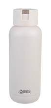 Oasis Insulated Drink Bottle Moda Triple Wall 1Ltr Alabaster