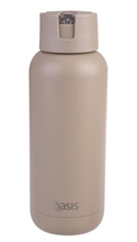 Oasis Insulated Drink Bottle Moda Triple Wall 1Ltr Latte