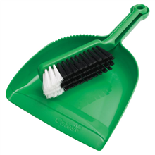 Oates Dustpan and Bannister Set Green
