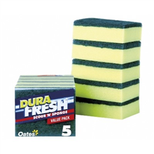 Oates Scour n Sponge Dura Fresh 5Pack