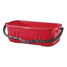 Oates Soak Flat Mop Bucket Red 18L