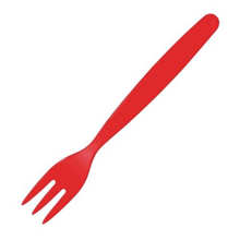 Olympia Kristallon Polycarb Fork Red Each