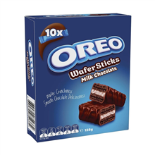 Oreo Wafer Sticks Milk Chocolate 128G 10Pk