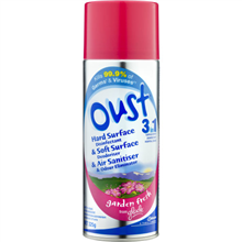 Oust 3In1 Surface Spray Garden Fresh 325G