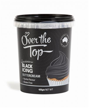 Over The Top Buttercream Black 425G