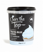 Over The Top Buttercream Pastel Blue 425G