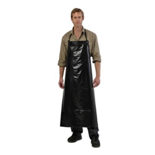 PVC Apron Black Full Length