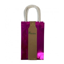 Paper Bag Metallic Pink 5PK