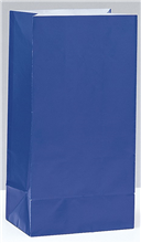Paper Bags Royal Blue 12 Pack