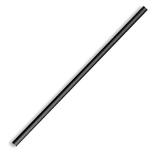 Paper Straws Regular Black 250PK