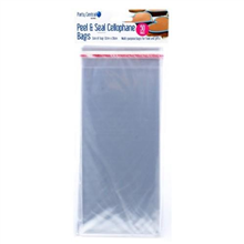 Peel  Seal Cellophane Bags 12cm x 28cm 50PK