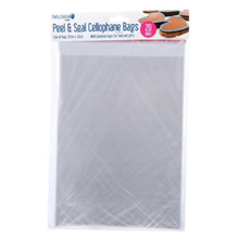 Peel  Seal Cellophane Bags 22cm x 33cm 20PK