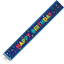 Peppy Happy Birthday Banner Foil 365m