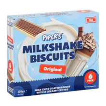 Pipers Milkshake Biscuits Original 6PK