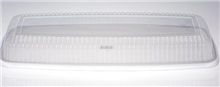Platter Lid Rectangle Dome Clear 22