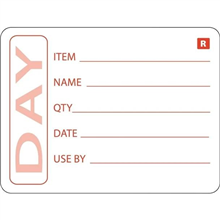 Prepped Product Removable Label 50mm 500Roll