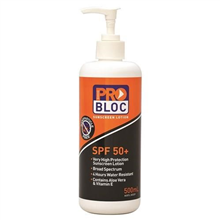 Pro Bloc Sunscreen 50 Plus 500ml Pump
