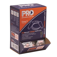 Pro Choice Probullet Corded Ear Plugs 100Pkt
