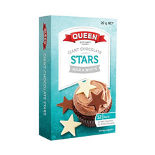Queen Giant Choc Stars 20G