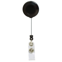 REXEL RETRACTABLE ID CARD HOLDER WITH STRAP BLACK