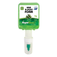 Rapid Clean Foam Hair  Body Wash 1L